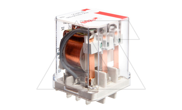 Реле RUC-1013-26-1012-K, 3CO, 16A(250VAC), 12VDC, тест-кнопка