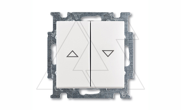 Basic 55 - Выключатель для управления рольставнями двойной (сл.кость)