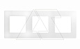 Etika - Рамка 3 поста (белая) от интернет-магазина amperkin.by