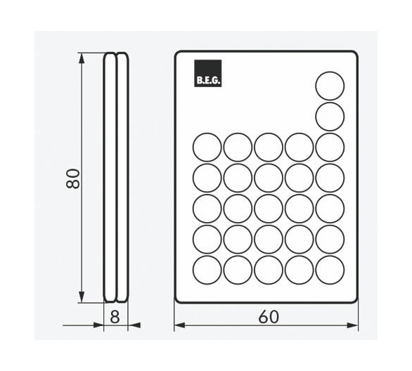 Пульт настройки и управления B.E.G. IR-PD-DIM от интернет-магазина amperkin.by