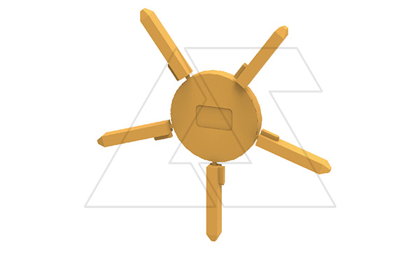 Элемент кодирующий CXPOLN для клемм со штекерным отводом, желтый