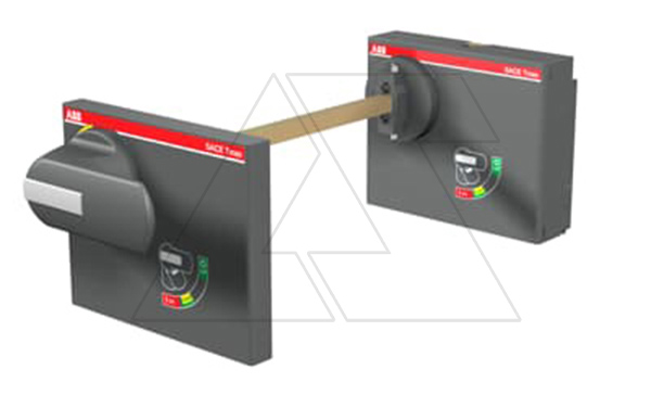 Рукоятка выносная поворотная RHE для стационарного/втычного XT5, IP65 к-т основание и ось 500mm с рукоятка на дверь, серая