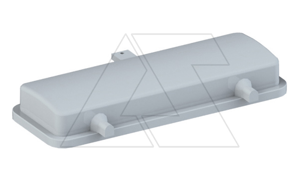 Крышка защитная приборного корпуса разъема, размер H24B, пластик, RAL 7037