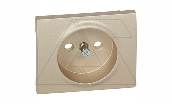 Galea Life - Обрамление для розетки 2Р нем.стд., Titanium