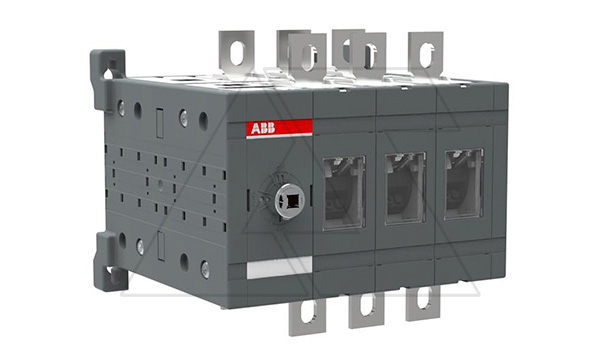 Выкл. нагрузки реверсивный OT160E03C, 160A 3P схема I-0-II видимый разрыв без рукоятки
