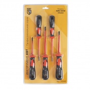 Набор диэлектрических отверток VDE, с профилями шлиц и крест НИО-3305, серия «СЛИМ»