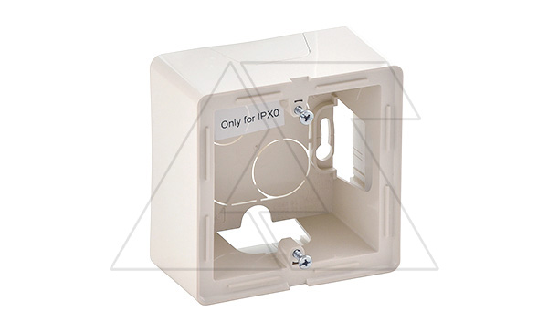 Valena Life - Коробка для накладного монтажа 1пост, слоновая кость