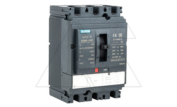 Авт. выключатель SDM6-100F 3P, In=80A, MA без теплового расцепителя, Ii=12In, Icu/Ics=36kA/400V