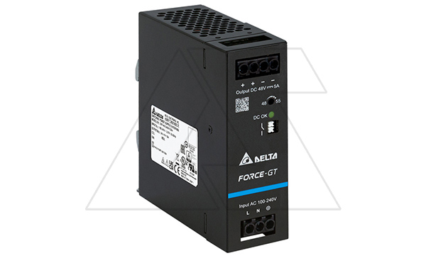 Блок питания импульсный Force-GT, 240W, 5A, 90_264VAC / 48VDC, DIN35, реле DC OK, винт.клеммы, ал.корпус Блок питания импульсный Force-GT, 240W, 5A, 90_264VAC / 48VDC, DIN35, реле DC OK, винт.клеммы, ал.корпус