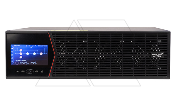 ИБП Kehua Tech KR-RM, 20kVA/20kW, RT 3U, тачскрин дисплей, без АКБ, клеммное соединение