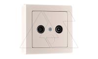 JOWISZ - Розетка TV+R, 5_862MHz, концевая, бежевый