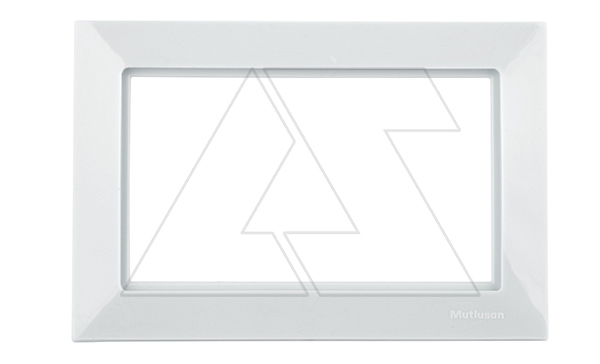 Candela - Рамка двойной розетки, к механизмам серии 21, белый