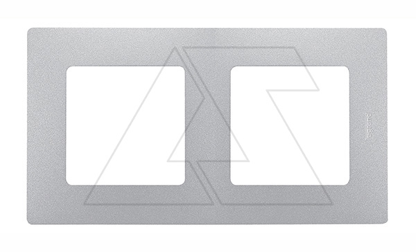 Etika - Рамка 2 поста (алюминий)