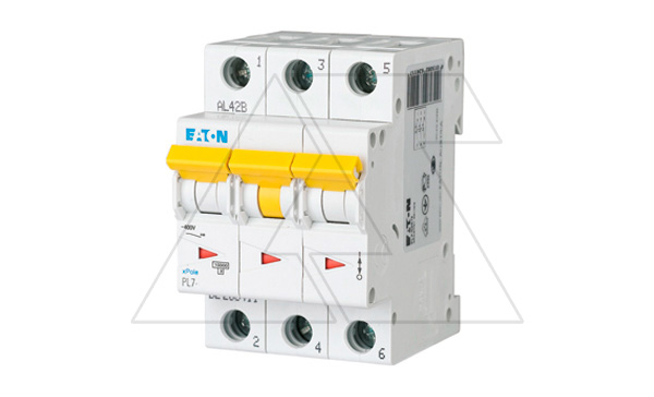 Авт. выключатель PL7-B1/3, 3P, 1A, хар-ка B, 10kA, 3M