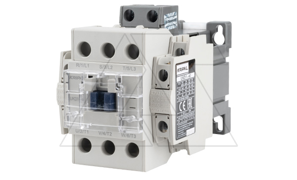 Контактор UKD1-40-22-24DC, 3P, 40A(AC-3), 60A(AC-1), 18.5kW(400VAC), Uк=24VDC, 2NO+2NC