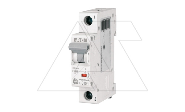 Авт. выключатель HL-B10/1, 1P, 10A, хар-ка B, 4.5kA, 1M
