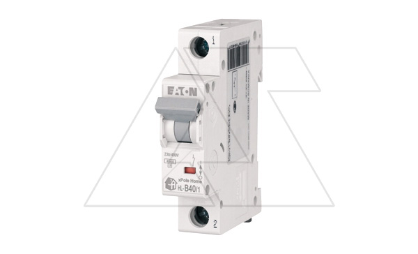 Авт. выключатель HL-B40/1, 1P, 40A, хар-ка B, 4.5kA, 1M