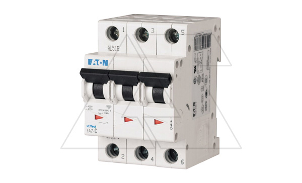 Авт. выключатель FAZ-C20/3, 3P, 20A, хар-ка C, 15kA, 3M