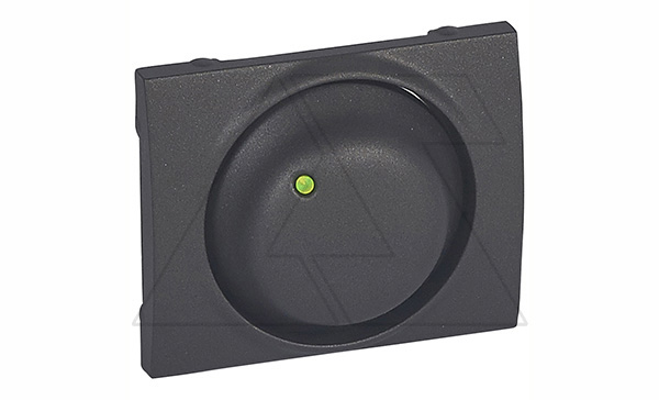 Galea Life - Обрамление для светорегулятора с поворотным выключ. с инд., Dark Bronze