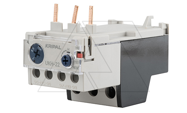 Реле тепловой перегрузки UKH-22, It=7_10A, 1NO+1NC, CLASS 10A, прямой монтаж для UKC(D)-9_25
