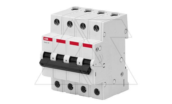 Авт. выключатель BMS414C10, 4P C 10A Icn=4.5kA 4M