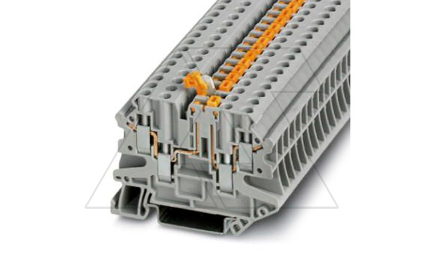 Клемма с ножевым размыкателем UT 4-QUATTRO-MT /6,2mm, винтовая, 4 присоед., 4(max 6)mm2, 20A, 500V, серая