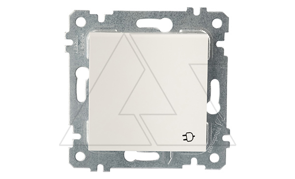 Rita - Розетка 2P+E, с крышкой, защ. шторки, белый