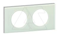 Celiane - Рамка 2 поста смальта белая глина