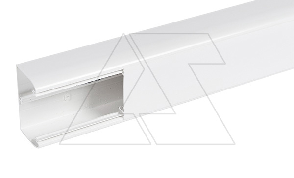 DLP - Кабель-канал, с гибкой крышкой 65мм, 50x80х2000мм (ВхШхД), белый, ПВХ