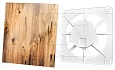 Решетка вентиляционная с панелью декоративной универсальной dRim, стекло, древесный от интернет-магазина amperkin.by