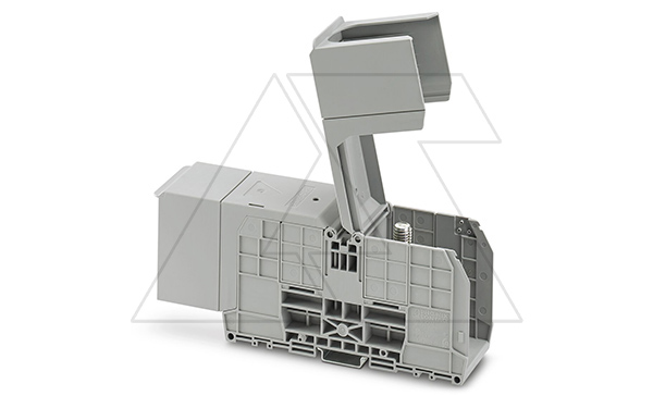 Клемма болтовая RBO 12-HC /49mm, 2 присоед., M12, 240mm2, 415A, 1000V, с защитными крышками, серая