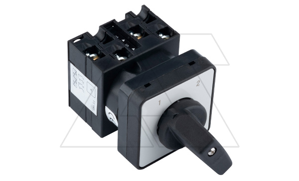 Переключатель UKT0-2-8221/E, 2P, 20A, тип 1-2, 2NO на 1_2, на дверь, фронт IP65