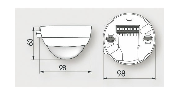 Датчик присутствия B.E.G. PD4-M-DALI/DSI-C-SM от интернет-магазина amperkin.by