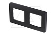 Inspiria - Рамка 2 поста (антрацит) от интернет-магазина amperkin.by