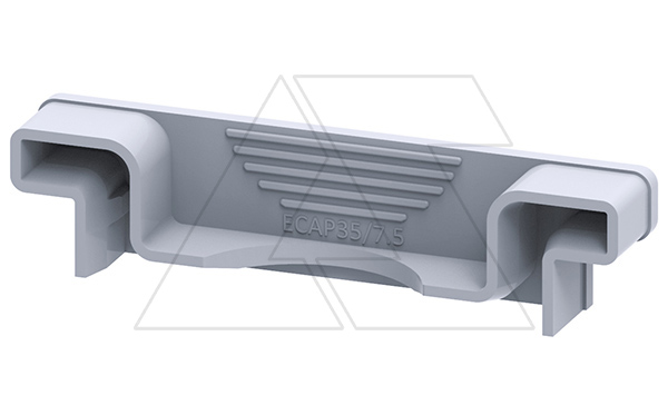 Концевой защитный колпачок ECAP35/7.5 для DIN-рейки NS 35/7,5, серый