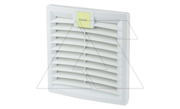 Фильтр-решетка SFE, габариты 127x127x29мм, вырез 92x92мм, степень фильтрации 94%, IP54, RAL7035