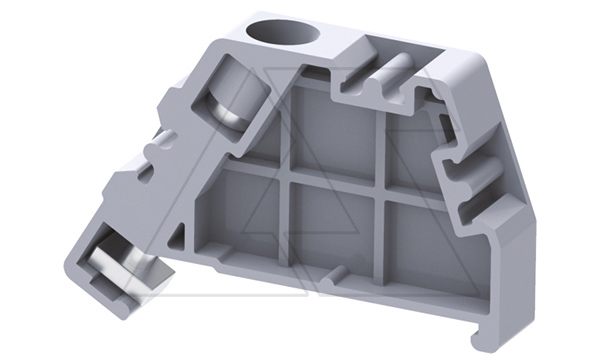Стопор концевой CA802 /8x45mm, винтовое крепление, серый