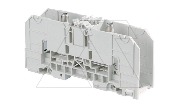 Клемма D300/55.FF с 2 винтами М16 без крышки, 520А, 1000В, серый