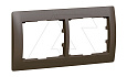 Galea Life - Рамка на 2 поста горизонтальная, Dark Bronze от интернет-магазина amperkin.by