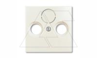 Basic 55 - Лицевая панель для телевизионной розетки TV-RD-SAT (шале-белый)