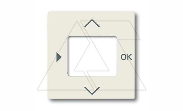 Basic 55 - Лицевая панель для таймеров 6455,6556 и терморегулятора 1098U-101 (шале-белый)