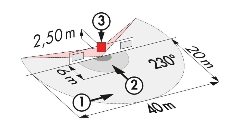 Прожектор светодиодный B.E.G. FL2N-LED-230 белый