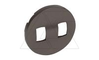 Celiane - Лицевая панель для рычажкового выключателя двойного графит