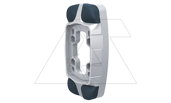 Держатель настенные ETR060, RAL7035/RAL5020, m=0,32кг
