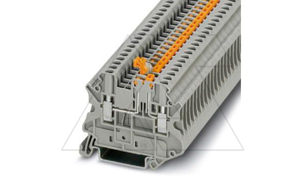 Клемма с ножевым размыкателем UT 2,5-MT /5,2mm, винтовая, 2 присоед., 2,5(max 4)mm2, 20A, 400V, серая