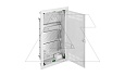 Щит встраив. MSF мультимед, TS35+2x МП перф.118x270mm, мет. дверь, белый RAL9016, 603x358x94mm, IP30 от интернет-магазина amperkin.by