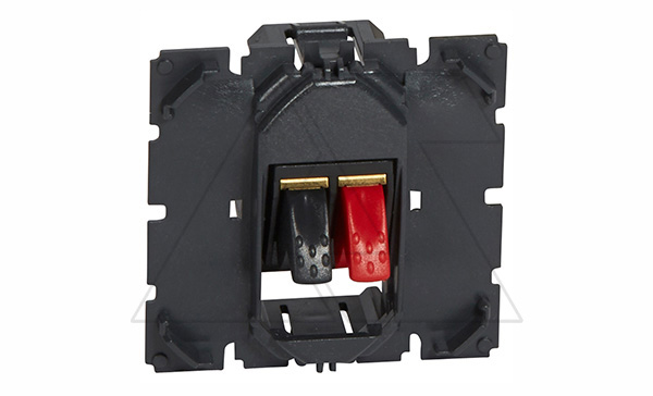 Celiane - Розетка для колонки, безвинтовой зажим с маркировкой, без лицевой панели