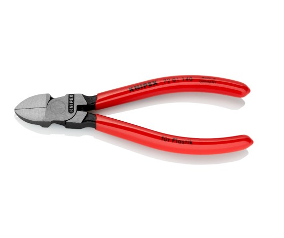 Бокорезы для пластмассы, с пружиной, удлинённые режущие кромки без фасок, L-140 мм, обливные рукоятк