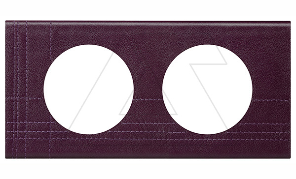 Celiane - Рамка 2 поста кожа пурпур