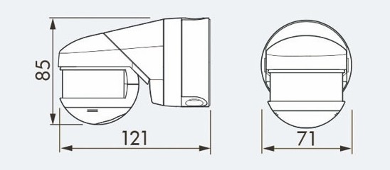 Датчик движения B.E.G. RC-plus next 130 (97001) от интернет-магазина amperkin.by